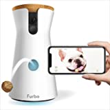 Furbo Dog CAMERA: HD Wi-FI Camera met Treat Launcher, Two-Way Audio, Night Vision en Barking Alert, Ontworpen voor Honden